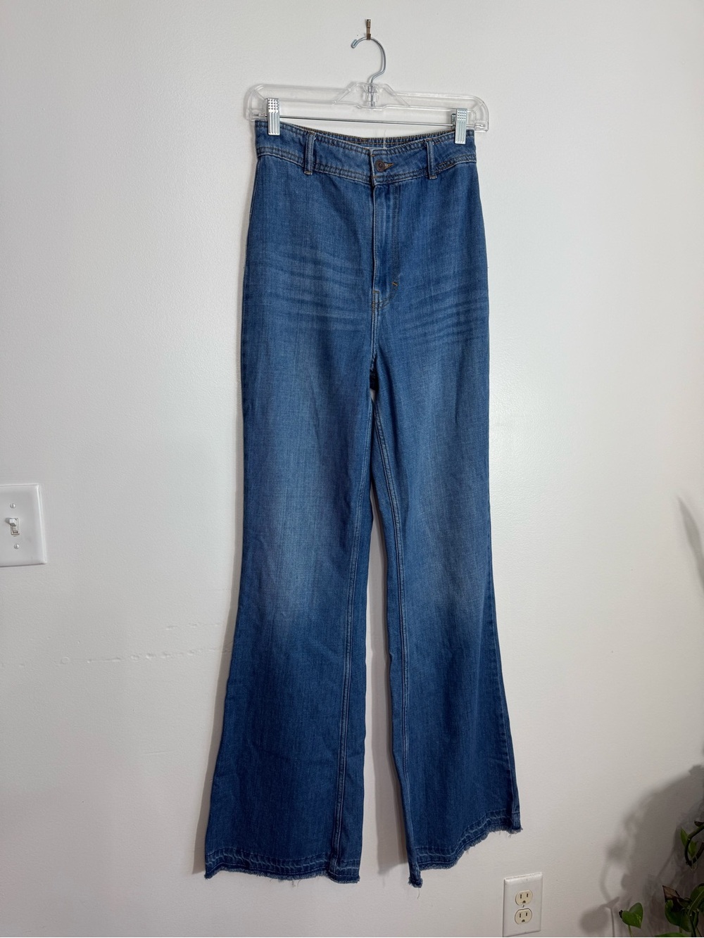 We The Free High-Rise Wide-Leg Jeans - Medium Blue